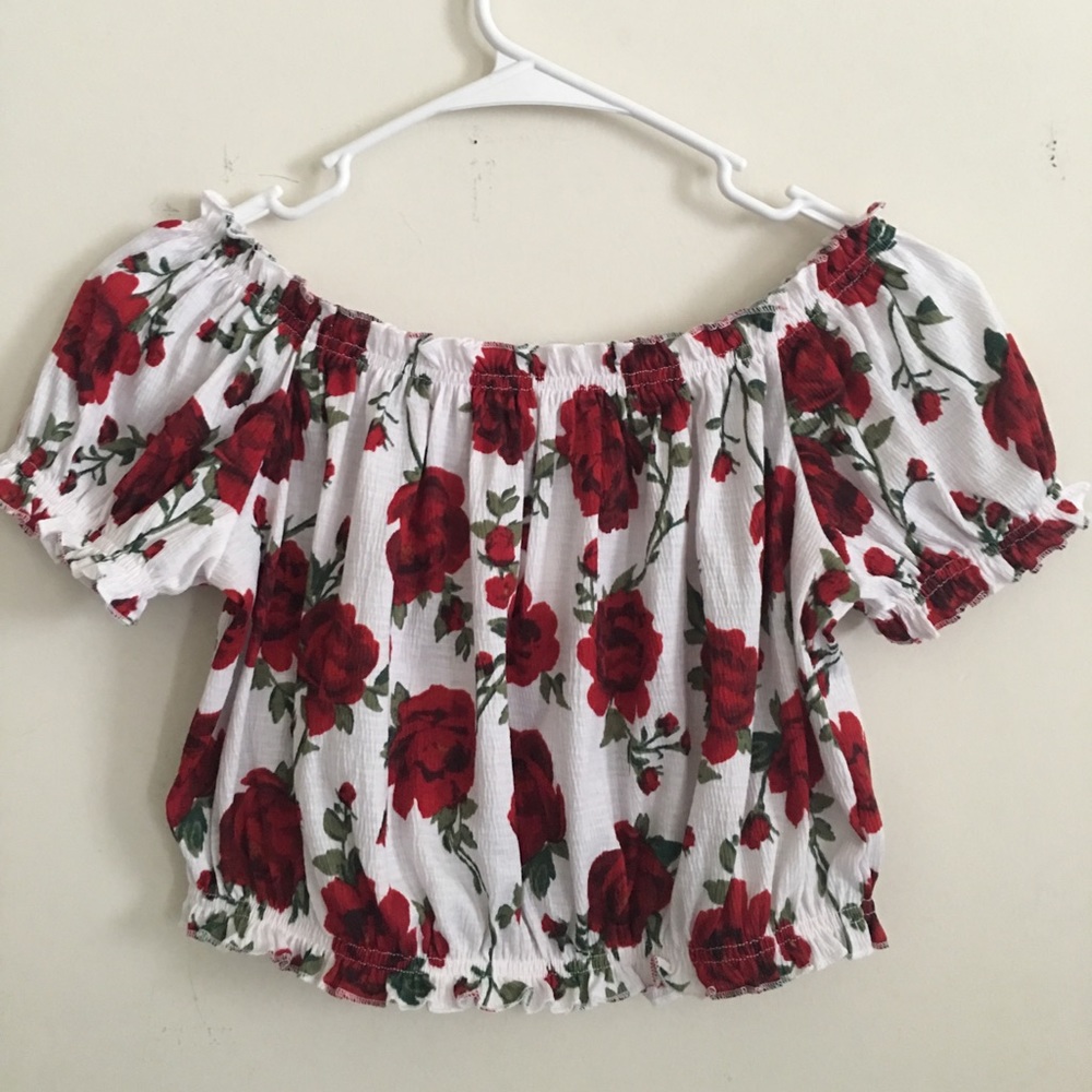 Floral crop top